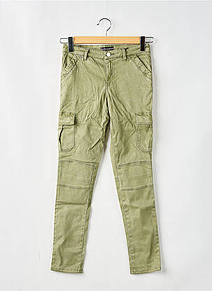 Pantalon cargo verde GUESS fată