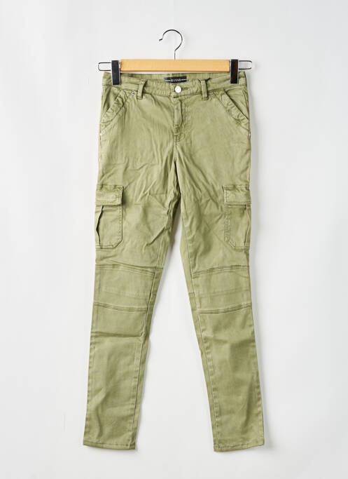 Pantalon cargo verde GUESS fată