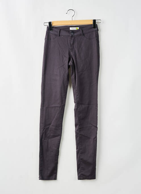 Pantalon slim gri NAF NAF femeie
