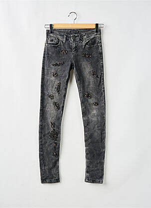 Blugi cu croială slim negru ASTRID BLACK LABEL femeie