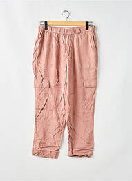 Pantalon evazat roz MANGO femeie