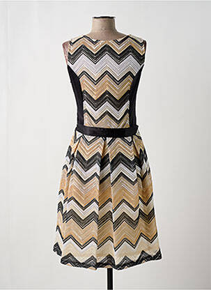 Rochie midi bej PAUL BRIAL femeie