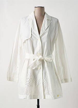 Trench alb PAUL BRIAL femeie