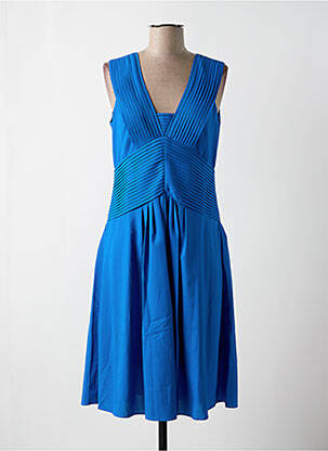 Rochie midi albastru PAUL BRIAL femeie