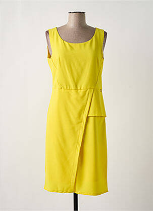 Rochie midi galben PAUL BRIAL femeie