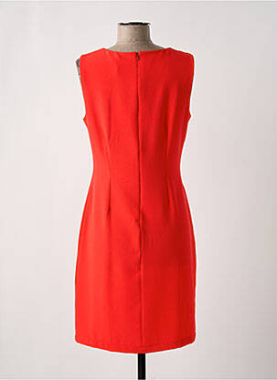 Rochie midi portocalie PAUL BRIAL femeie