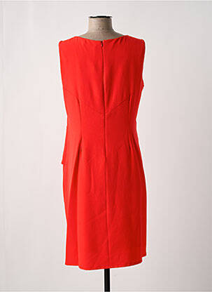 Rochie midi portocalie PAUL BRIAL femeie