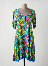Rochie midi verde PAUL BRIAL femme