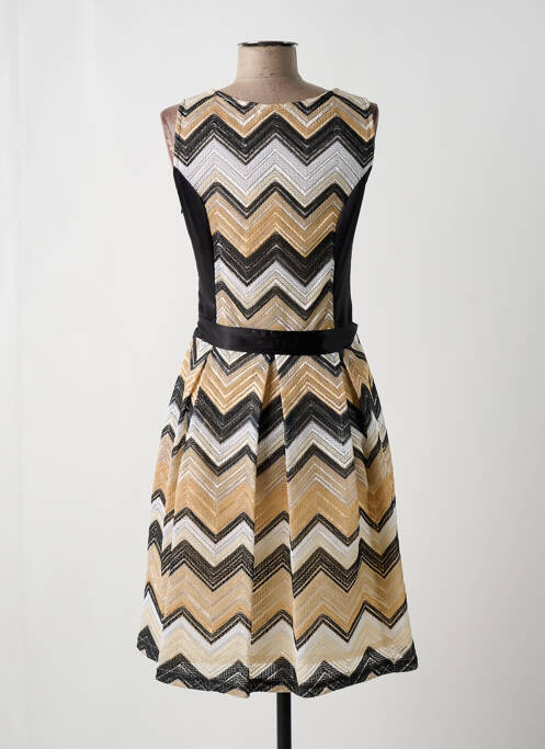 Rochie midi bej PAUL BRIAL femeie