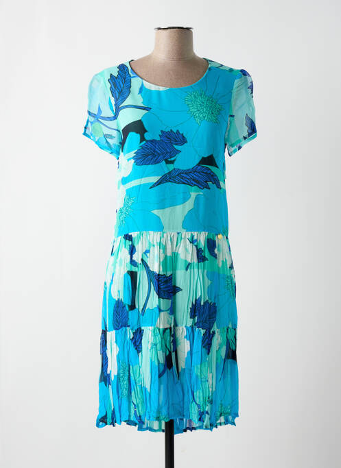 Rochie midi albastru PAUL BRIAL femeie