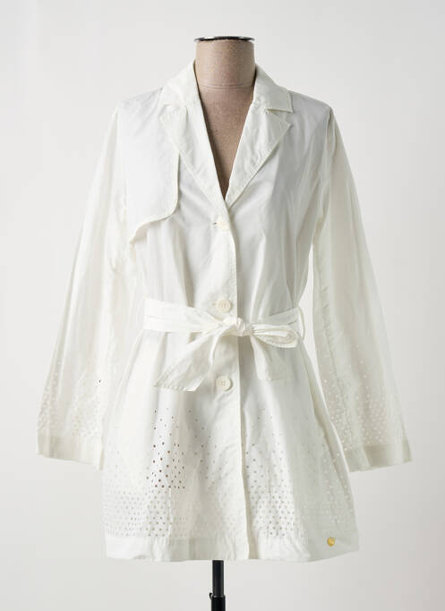 Trench alb PAUL BRIAL femeie