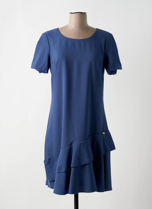 Rochie midi albastru PAUL BRIAL femeie