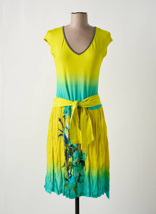 Rochie midi galben PAUL BRIAL femeie