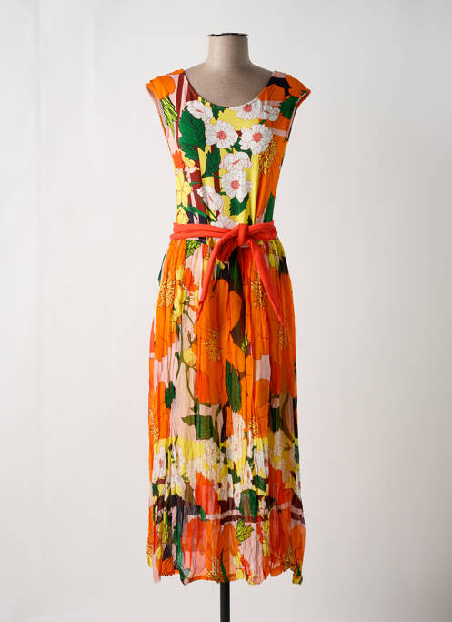 Rochie lungă portocaliu PAUL BRIAL femeie