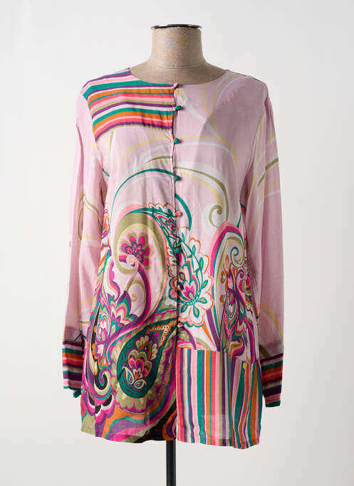 Tunică mâneci lungi roz PAUL BRIAL femeie