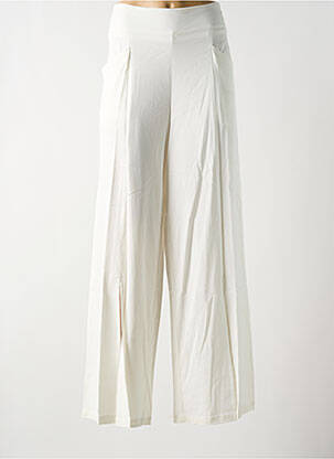 Pantalon evazat alb PAUL BRIAL femeie