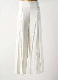 Pantalon evazat alb PAUL BRIAL femme