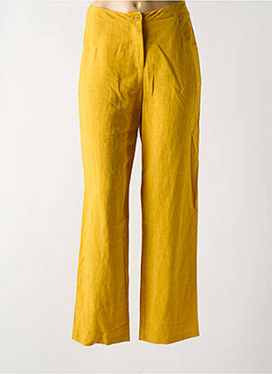 Pantalon drept galben PAUL BRIAL femeie