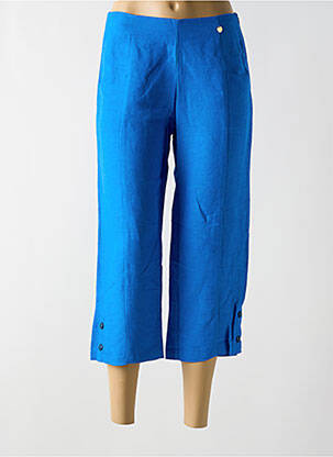 Pantalon trei sferturi albastru PAUL BRIAL femeie