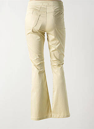 Pantalon evazat bej PAUL BRIAL femeie