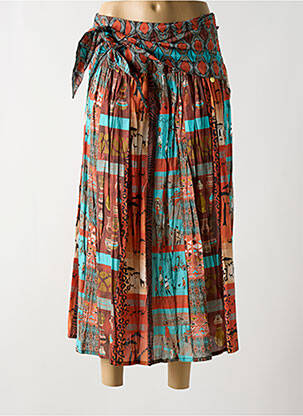 Fustă lungă portocaliu PAUL BRIAL femeie