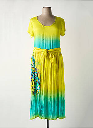 Rochie lungă galben PAUL BRIAL femeie