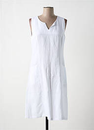 Rochie midi alb PAUL BRIAL femme