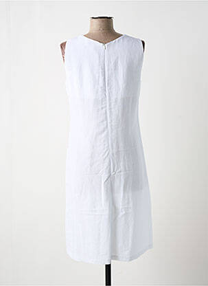 Rochie midi alb PAUL BRIAL femeie