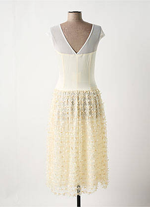 Rochie midi ivoriu PAUL BRIAL femeie