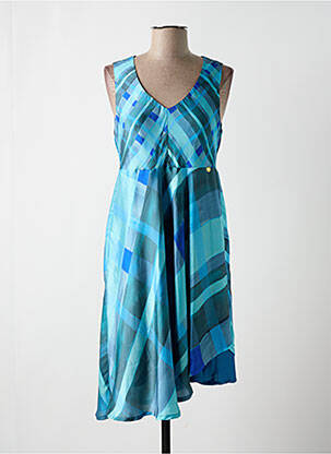Rochie midi albastru PAUL BRIAL femeie