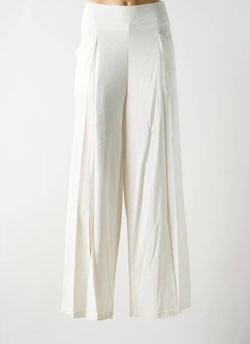 Pantalon evazat alb PAUL BRIAL femeie