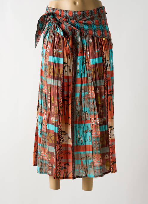 Fustă lungă portocaliu PAUL BRIAL femeie