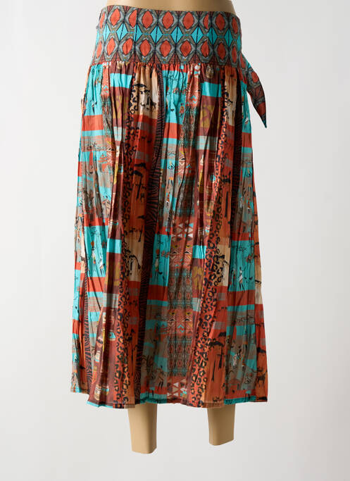 Fustă lungă portocaliu PAUL BRIAL femeie