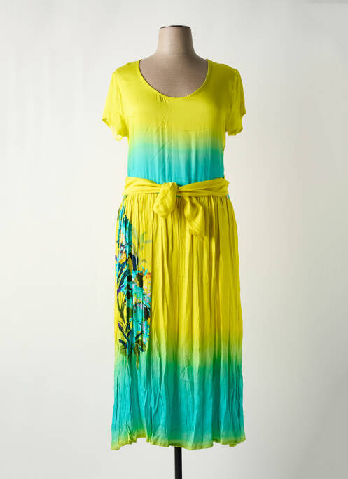 Rochie lungă galben PAUL BRIAL femeie