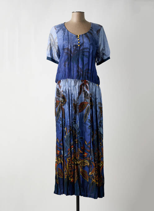 Rochie lungă albastru PAUL BRIAL femeie