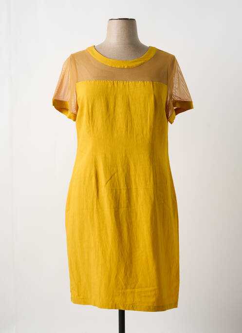 Rochie midi galben PAUL BRIAL femeie