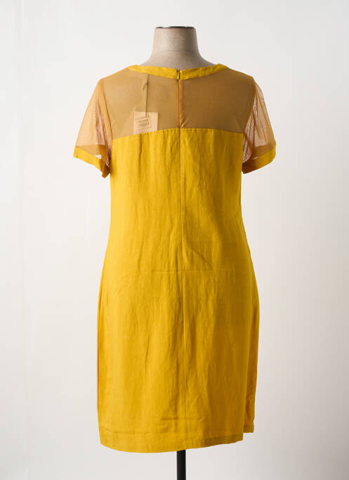 Rochie midi galben PAUL BRIAL femeie