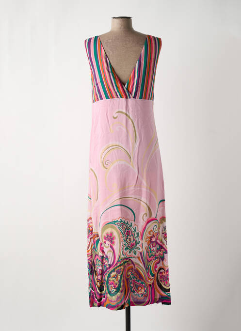 Rochie midi roz PAUL BRIAL femeie