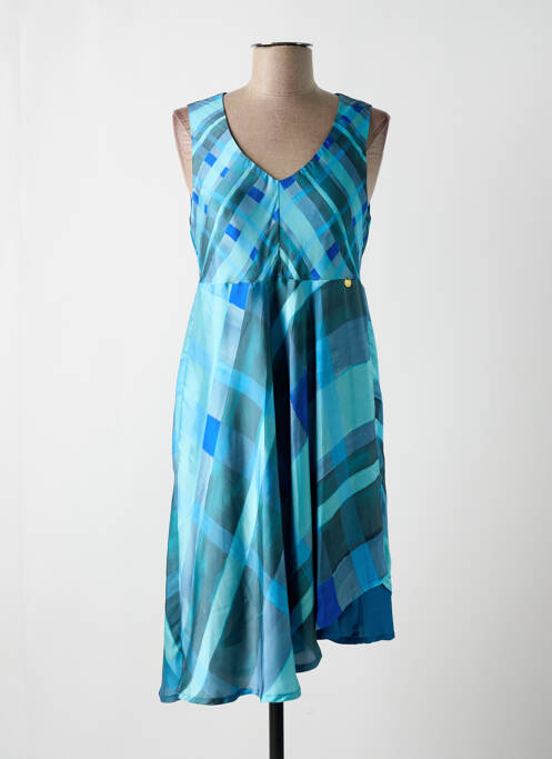 Rochie midi albastru PAUL BRIAL femeie