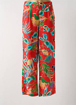 Pantalon evazat roșu PAUL BRIAL femeie