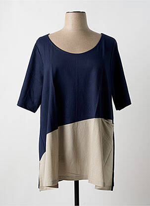 Tunică mâneci scurte albastru G!OZE femeie