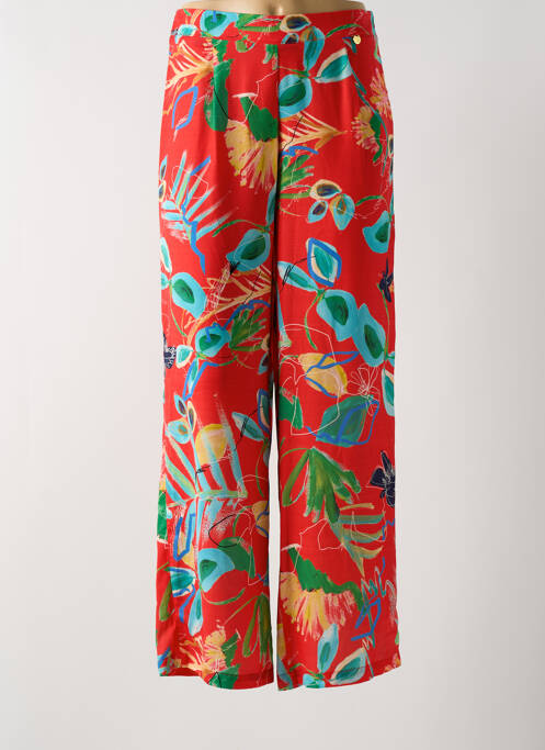 Pantalon evazat roșu PAUL BRIAL femeie