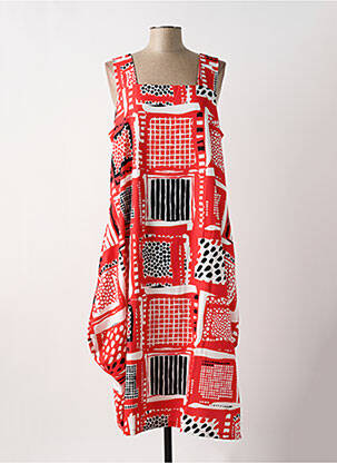 Rochie midi roșu G!OZE femeie