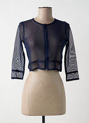 Vestă cu mâneci lungi albastru MALOKA femeie