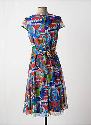 Rochie midi albastru MALOKA femeie