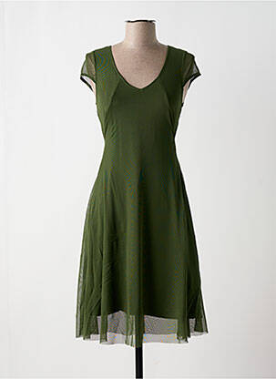 Rochie midi kaki MALOKA femeie
