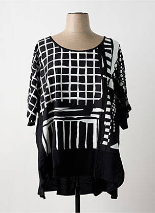 Tunică mâneci scurte negru G!OZE femeie