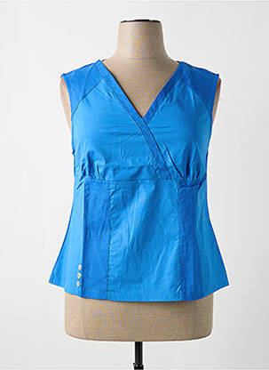 Top albastru MALOKA femeie