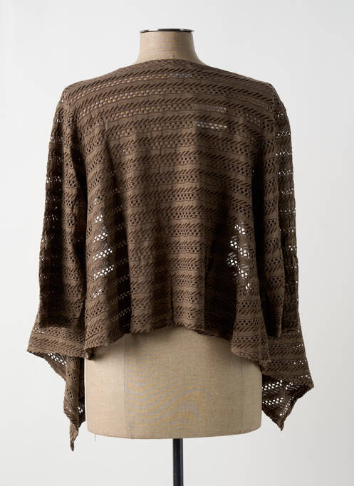 Vestă cu mâneci lungi taupe G!OZE femeie