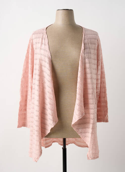 Vestă cu mâneci lungi roz G!OZE femeie